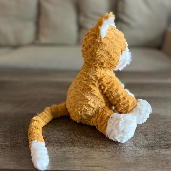 Jellycat Fuddlewuddle Ginger Cat + Cute Bows - VHTF! 🎀 - Authentic & NWT! - Picture 3 of 5